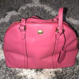 Coach Pink Purse- Bowling style